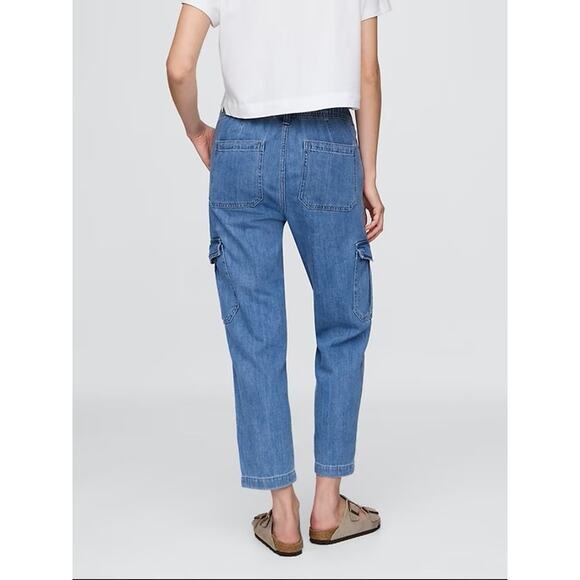 Gap Denim Easy Cargo Joggers - Picture 9 of 14